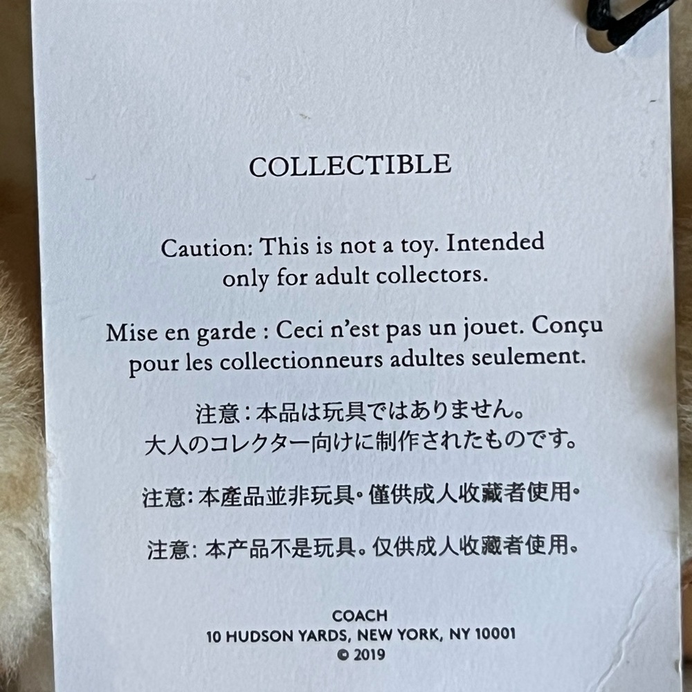C7059 - Coach Ski Bear Collectible in Signature Shearling - Picture 8 of 9